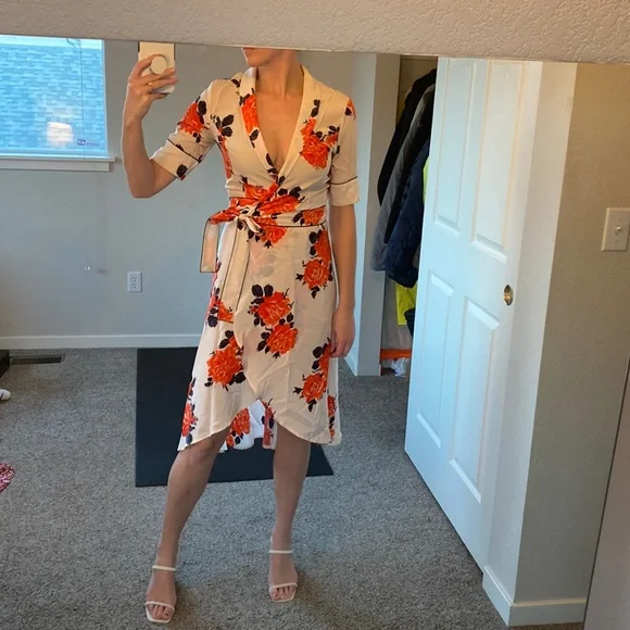 Ganni | Dresses | Ganni Silk Wrap Dress | Poshmark Ganni | Dresses | Ganni Silk Wrap Dress | Poshmark